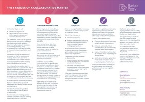 5 Stages of a collaborative matter