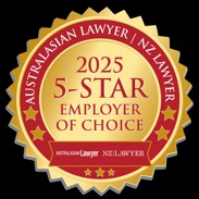 Bartier Perry – Australasian Lawyer 5-Star Employer of Choice 2025 award logo